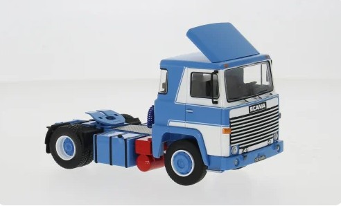 Scania LBT 141 1976 Blauw/Wit - 1:43